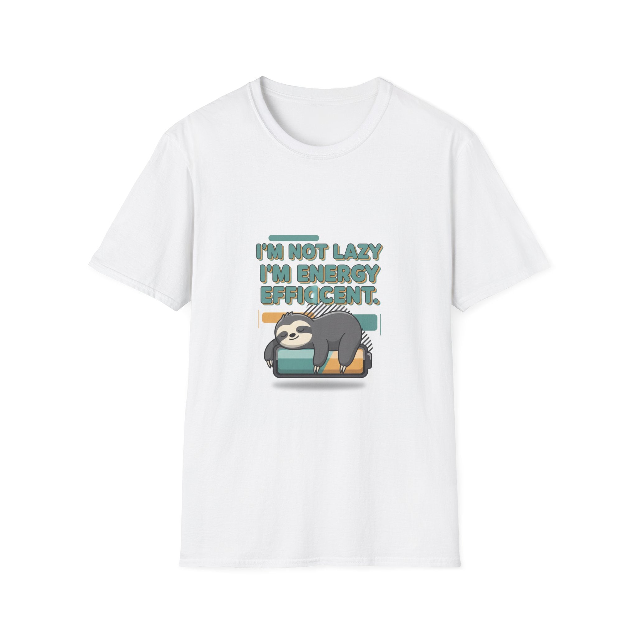 Sloth 'I'm Not Lazy I'm Energy Efficient' T-Shirt