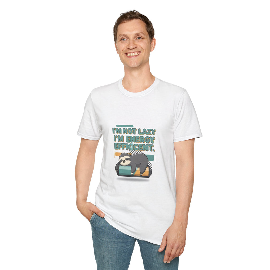 Sloth 'I'm Not Lazy I'm Energy Efficient' T-Shirt