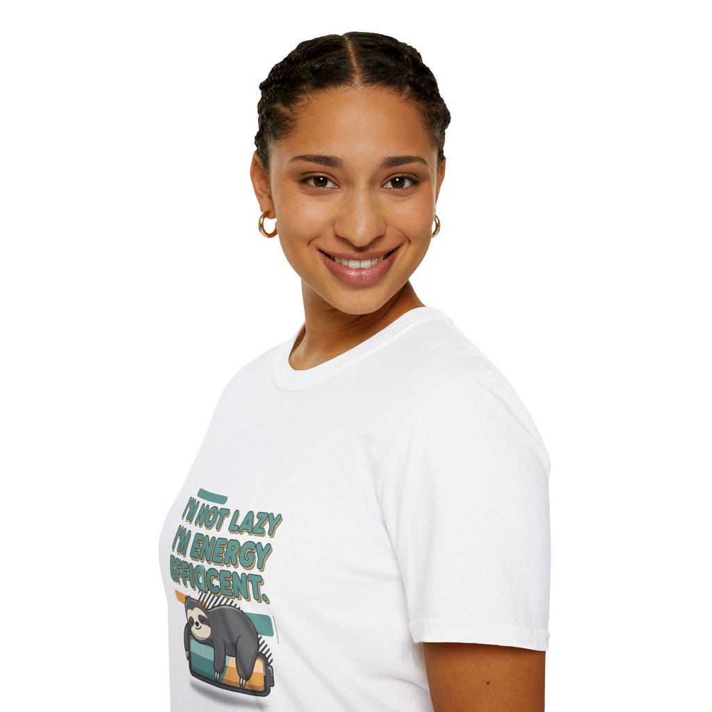 Sloth 'I'm Not Lazy I'm Energy Efficient' T-Shirt